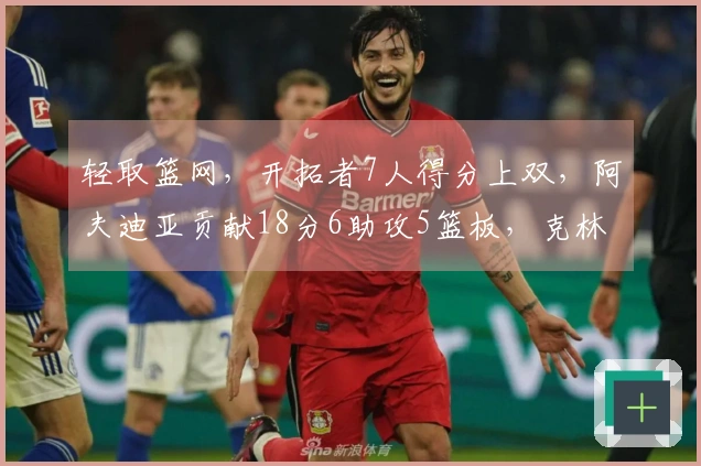 轻取篮网，开拓者7人得分上双，阿夫迪亚贡献18分6助攻5篮板，克林根斩获14分11篮板
